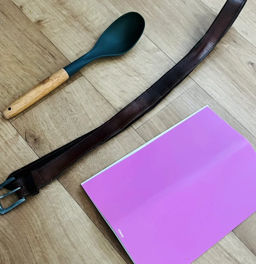 Household objects I used to make sound effects