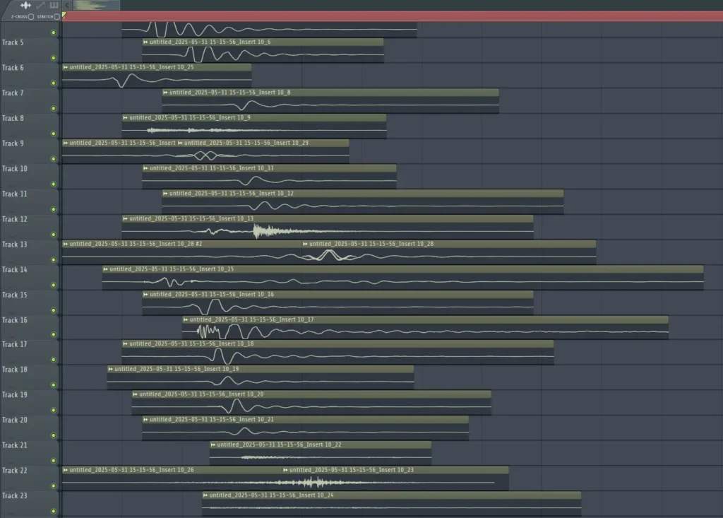 recorded sound effects